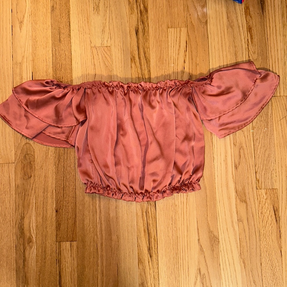 charlotte russe crop top, off-the-shoulder